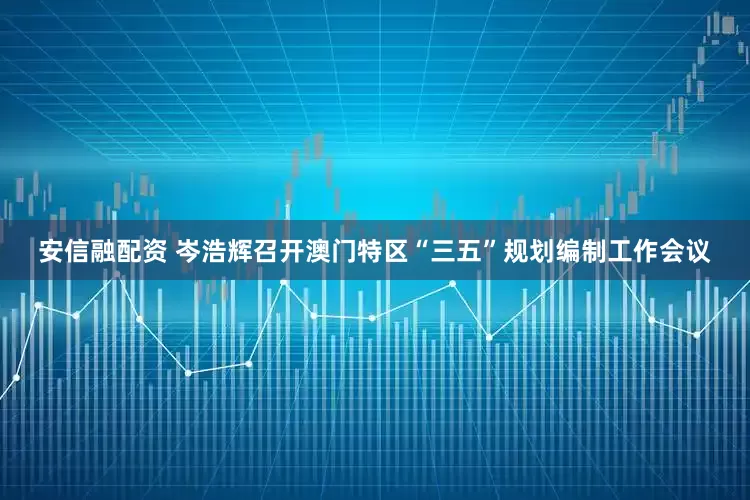 安信融配资 岑浩辉召开澳门特区“三五”规划编制工作会议